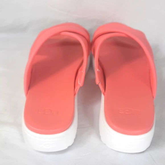 UGG Zayne Crossband Womens Leather Sandals Size 10 Starfish Pink NEW with Box - Picture 7 of 10